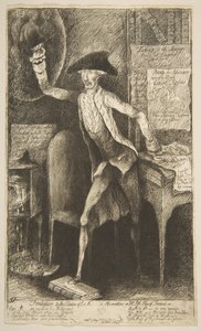 Frontispis ke 2. vydání Lord St[anhop]es Observations on Mr. Pitts Pl..., 29. května 1786.