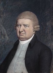 Dr Erasmus Darwin, před rokem 1803 (pastel na šedém papíře) od James Sharples