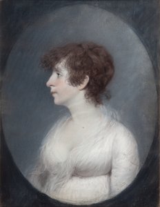 Lady Wilmot (pastel na šedém papíře)