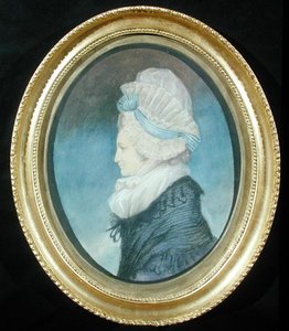 Paní Thrale (pastel na papíře)