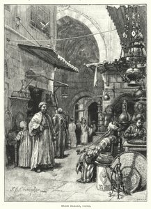 Brass Bazaar, Káhira (rytina)