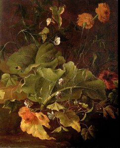 Dock Leaves and Other Flowers, c.1820