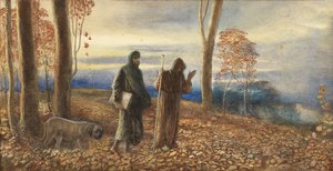 Dante a Virgil ve Vallombrosa, 1866
