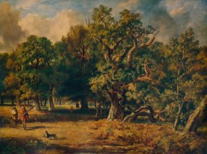 Windsorský les, c1835