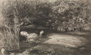 Ophelia Shakespeare, Hamlet, 4. dějství, scéna 7, 1. března 1866. od James Stephenson