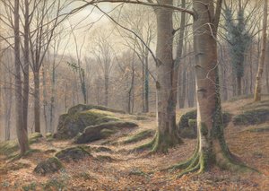 Zimní ráno, tání jinovatky, 1885-1894