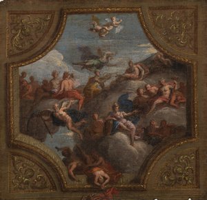 Skica pro stropní dekoraci, 1700 od James Thornhill