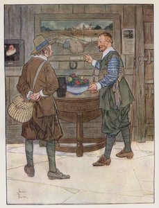 Ilustrace pro The Compleat Angler od Izaaka Waltona