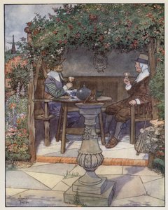 Ilustrace pro The Compleat Angler od Izaaka Waltona