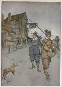 Ilustrace pro The Compleat Angler od Izaaka Waltona