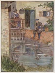 Ilustrace pro The Compleat Angler od Izaaka Waltona