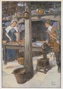 Ilustrace pro The Compleat Angler od Izaaka Waltona