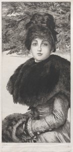 Zimní procházka, 1880. od James Tissot