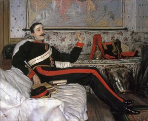 Kapitán Frederick Gustavus Burnaby od James Tissot