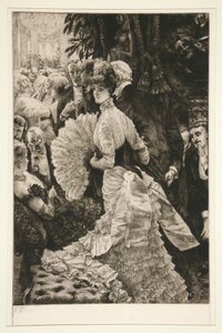 Žena v Paříži, od James Tissot
