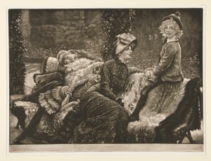 Zahradní lavička od James Tissot
