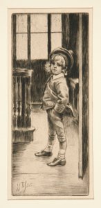 Sa Premi?re Culotte [První pár kalhot] od James Tissot