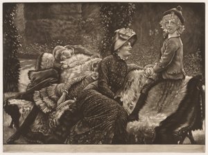 Zahradní lavička od James Tissot