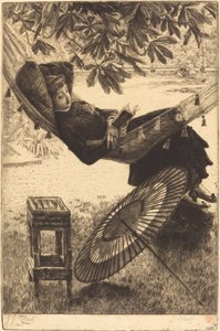Hammock Le hamac, 1880. od James Tissot