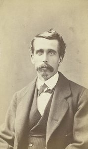 Portrét muže s velkým knírem bez názvu, 185099. od James W. Turner