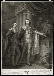 Portrét velkovévodů Alexandra Pavloviče a Konstantina Pavloviče z Ruska, 1797