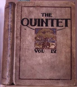Přední strana obálky IV. dílu The Quintet, kolem roku 1902