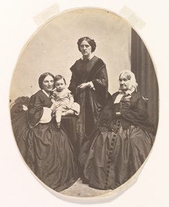 Čtyři generace, ca. 1860.