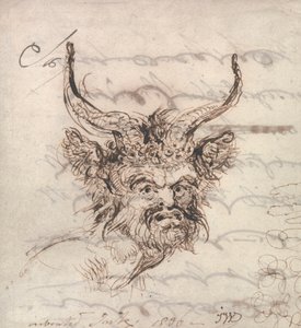 Satyrova hlava od James Ward