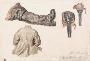 Boty atd. Cromwellův čas, Haddon Hall, 9. ledna 1825 od James Ward