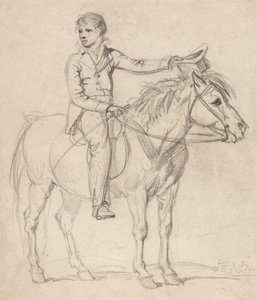 Lord Stanhope (pozdější hrabě z Chesterfieldu) jako chlapec na poníkovi od James Ward