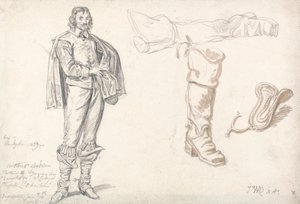 Studie po Portrétu Arthura Goodwina Anthonyho van Dycka od James Ward