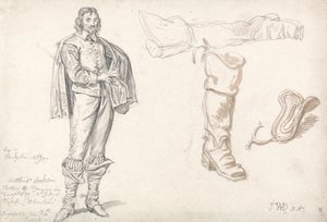 Studie podle portrétu Arthura Goodwina od Anthonyho van Dycka od James Ward