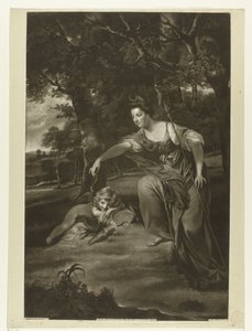 Portrét Elizabeth Montagu a jejího syna George jako Diana a Cupid