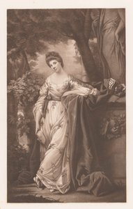 Portrét od Frances Abington-Barton als Thalia
