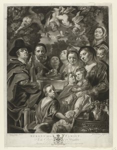 Portrét Jacquese Jordaense se svými rodiči, bratry a sestrami Rubens a rodina (název na objektu) Obrazy z The Houghton Gallery (název série) The Houghton Gallery (název série)