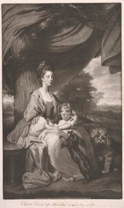 Vévodkyně z Buccleuchu se svou dcerou, lady Mary Scott