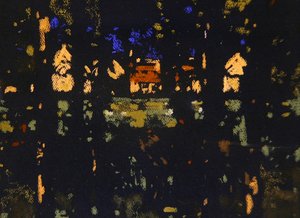 Odrazy krajiny (pastel na papíře) od James Watterston Herald