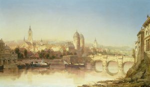Pohled na Heidelberg, 1873