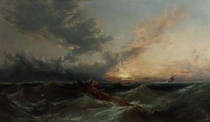 The Signal, cca 1860 (olej na plátně)