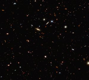 Kosmické vlákno ASPIRE (obrázek kompasu NIRCam) od James Webb Space Telescope (NASA)