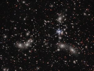 Cluster Pandoras (obrázek NIRCam) od James Webb Space Telescope (NASA)