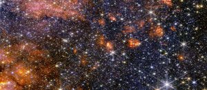 Sagittarius B2 (snímek z kamery NIRCam) od James Webb Space Telescope (NASA)