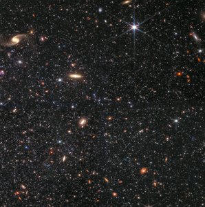 Trpasličí galaxie WLM od James Webb Space Telescope (NASA)