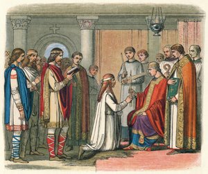 Křest krále Guthorma, 878 1864 od James William Edmund Doyle