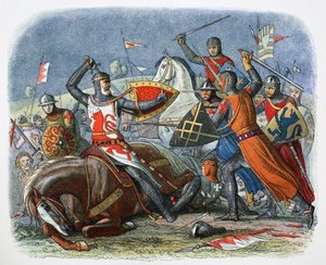 Smrt Simona de Montfort, bitva u Evesham, Worcestershire, 1265 1864.