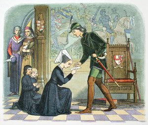 Edward IV Anglie a lady Elizabeth Grey, 1464 1864