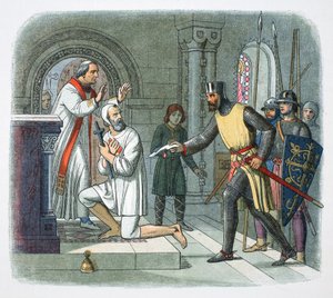 Hubert de Burgh převzat ze svatyně v Boisars, Francie, 1232 1864 od James William Edmund Doyle
