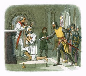 Hubert vzat ze svatyně v Boisars od James William Edmund Doyle