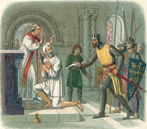 Hubert vzat ze svatyně v Boisars, 1232 1864 od James William Edmund Doyle