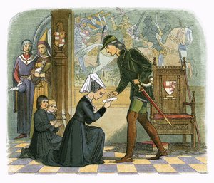 Král Edward IV a lady Elizabeth Gray